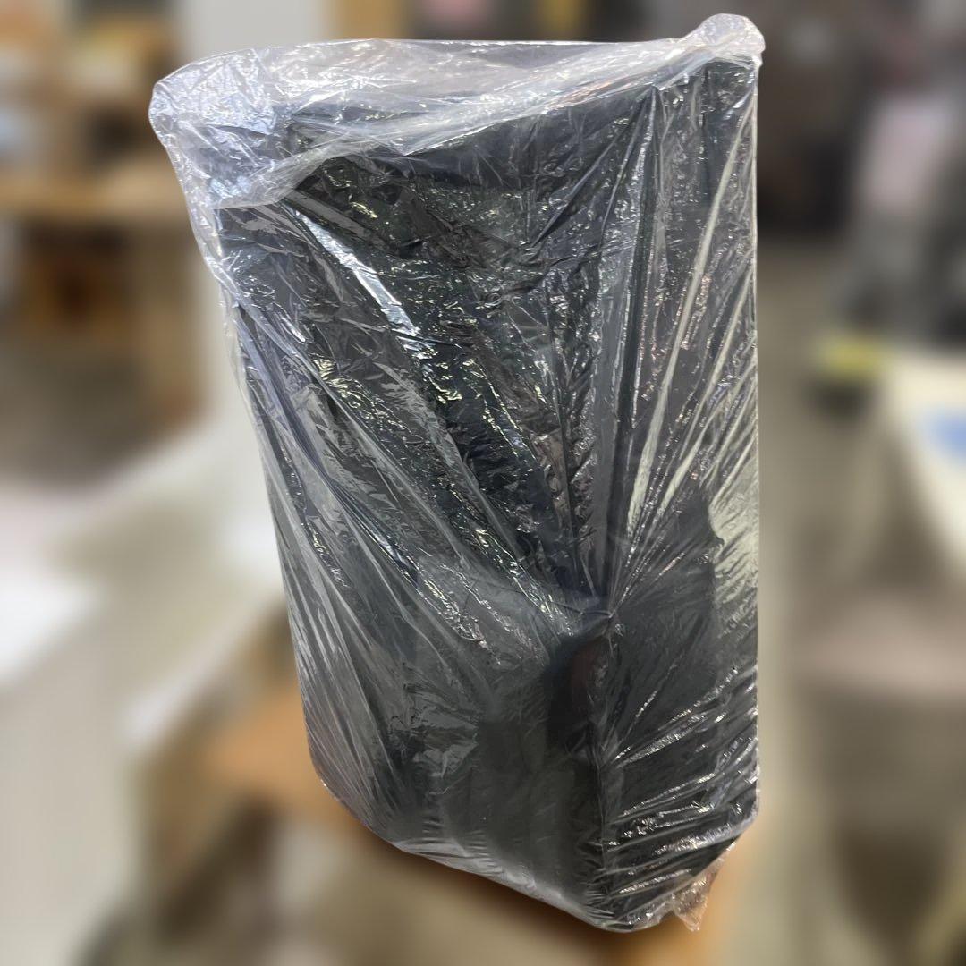 【未使用】ソファベッド◆ローソファ◇黒◆合皮◇組み立て不要◆定価¥18,500