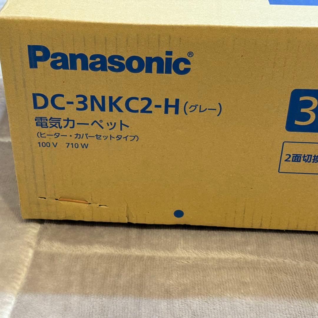 【3畳用/専用ラグ付】Panasonic DC-3NKC2-H ホットカーペット