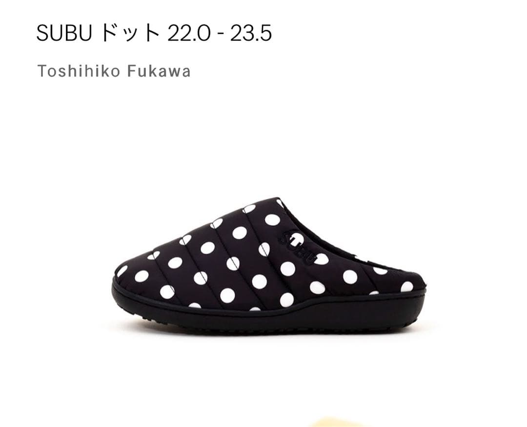 SUBU ドット サンダル 22.0 - 23.5 サイズ：0