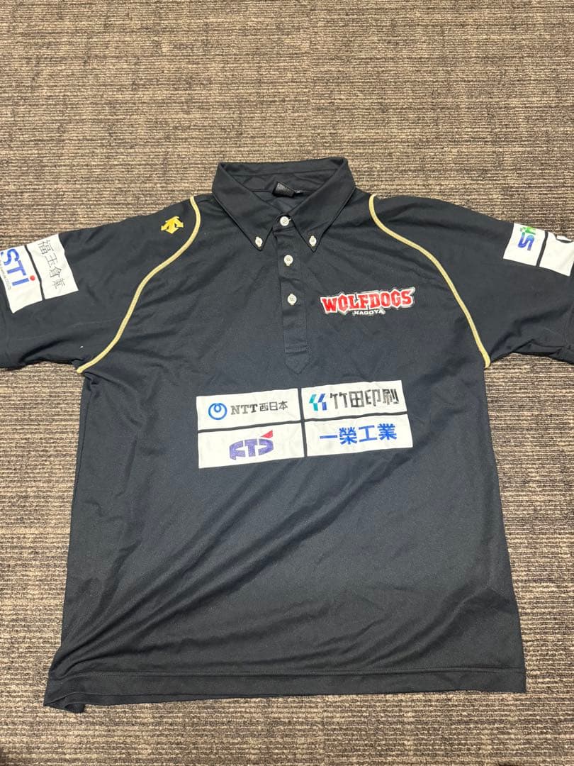 WOLFDOGS名古屋 ポロシャツ 黒 COFFEE