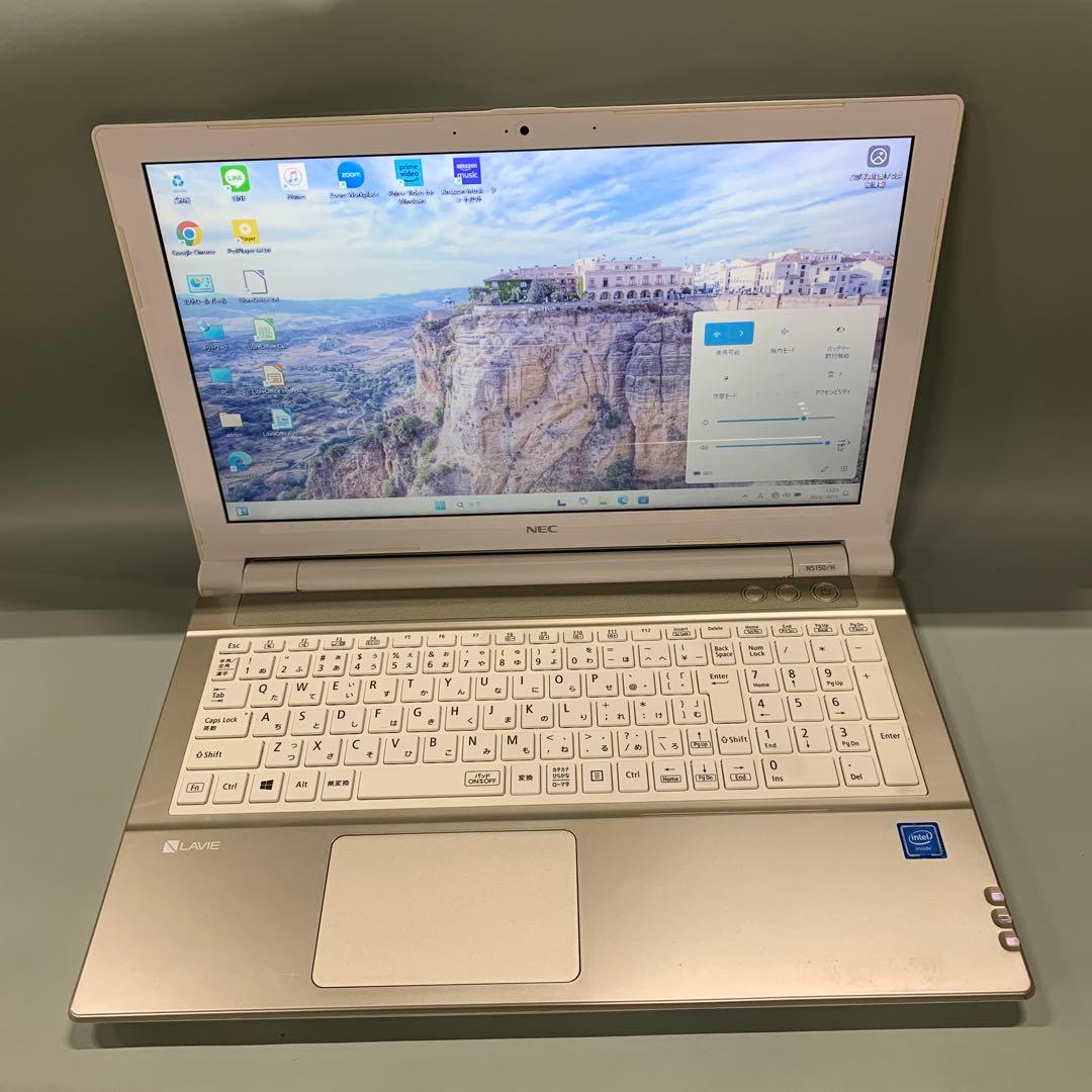 ノートパソコン DVD付き　爆速SSD搭載　 NEC Windows11