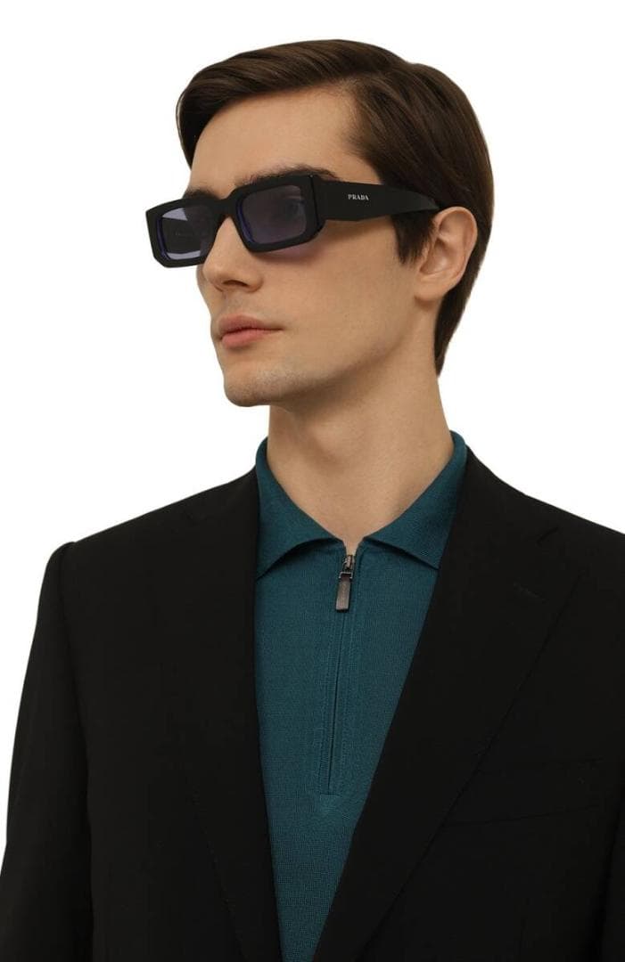 美品 正規 PRADA Symbole sunglasses 1027P▲