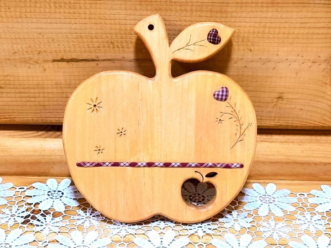 ⭐️アメリカンカントリー雑貨♥サンタさんからの贈り物★ෆまん丸りんごෆバスケット