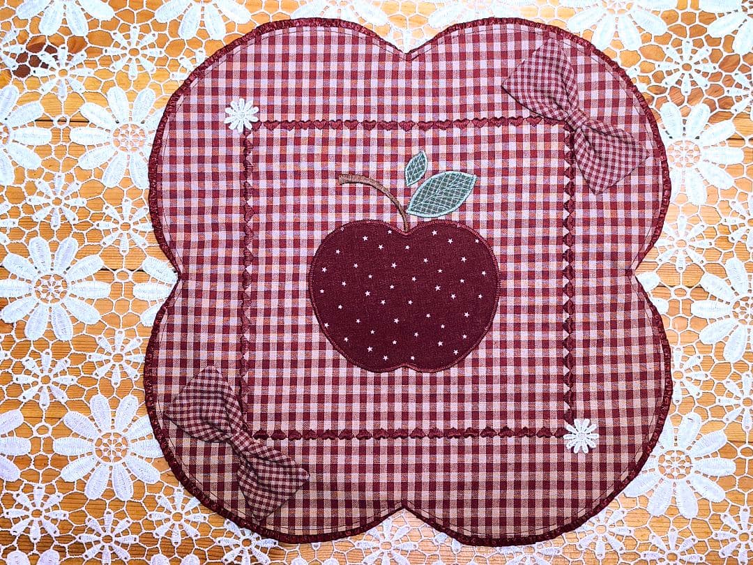 ⭐️アメリカンカントリー雑貨♥サンタさんからの贈り物★ෆまん丸りんごෆバスケット