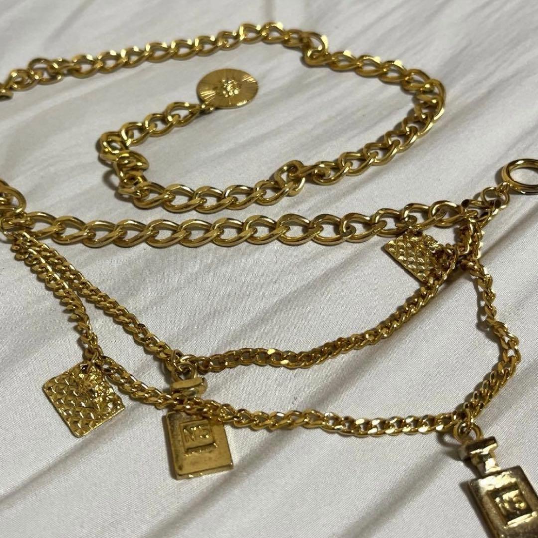 かな【CHANEL】チェーンベルト オールドシャネル