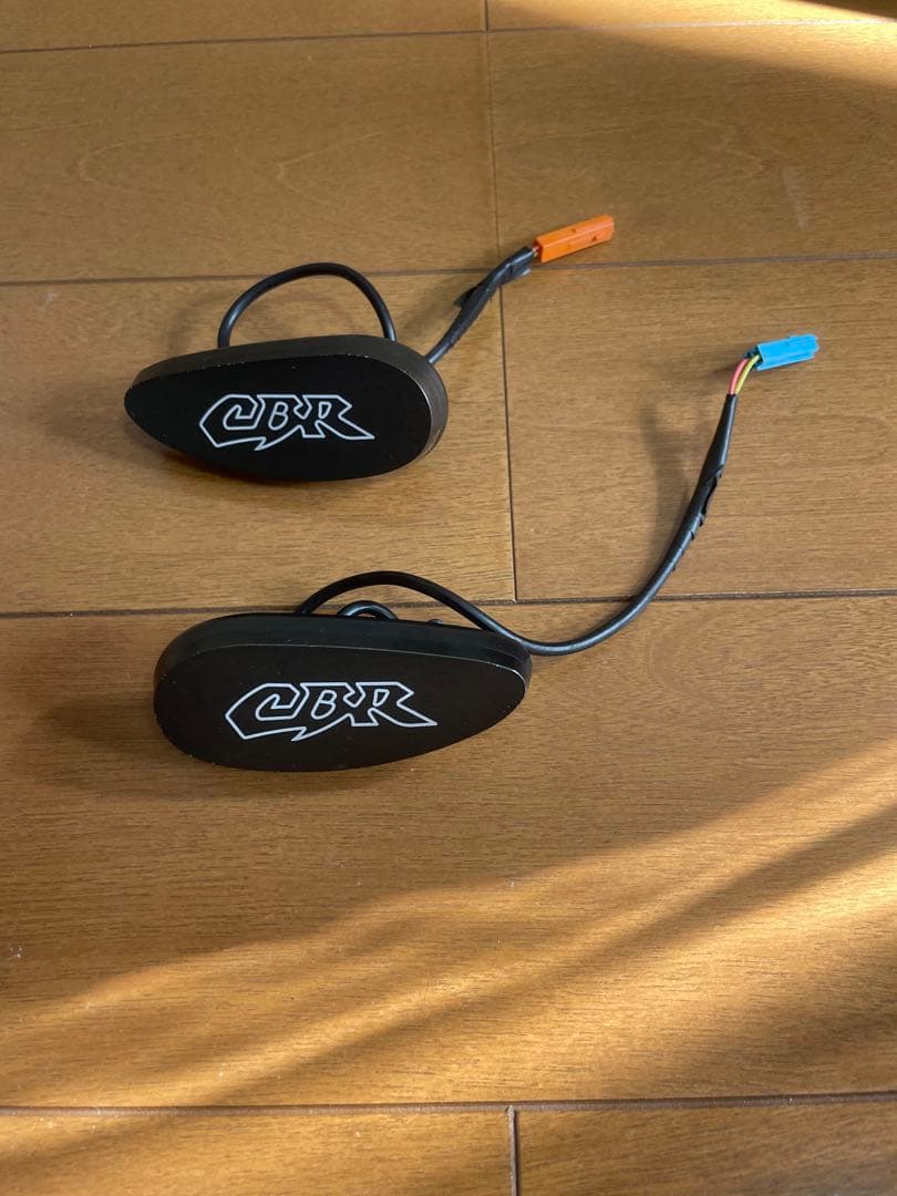 CBR1000RR(sc59)ミラーレスウィンカー 黒 楕円形 2本接続