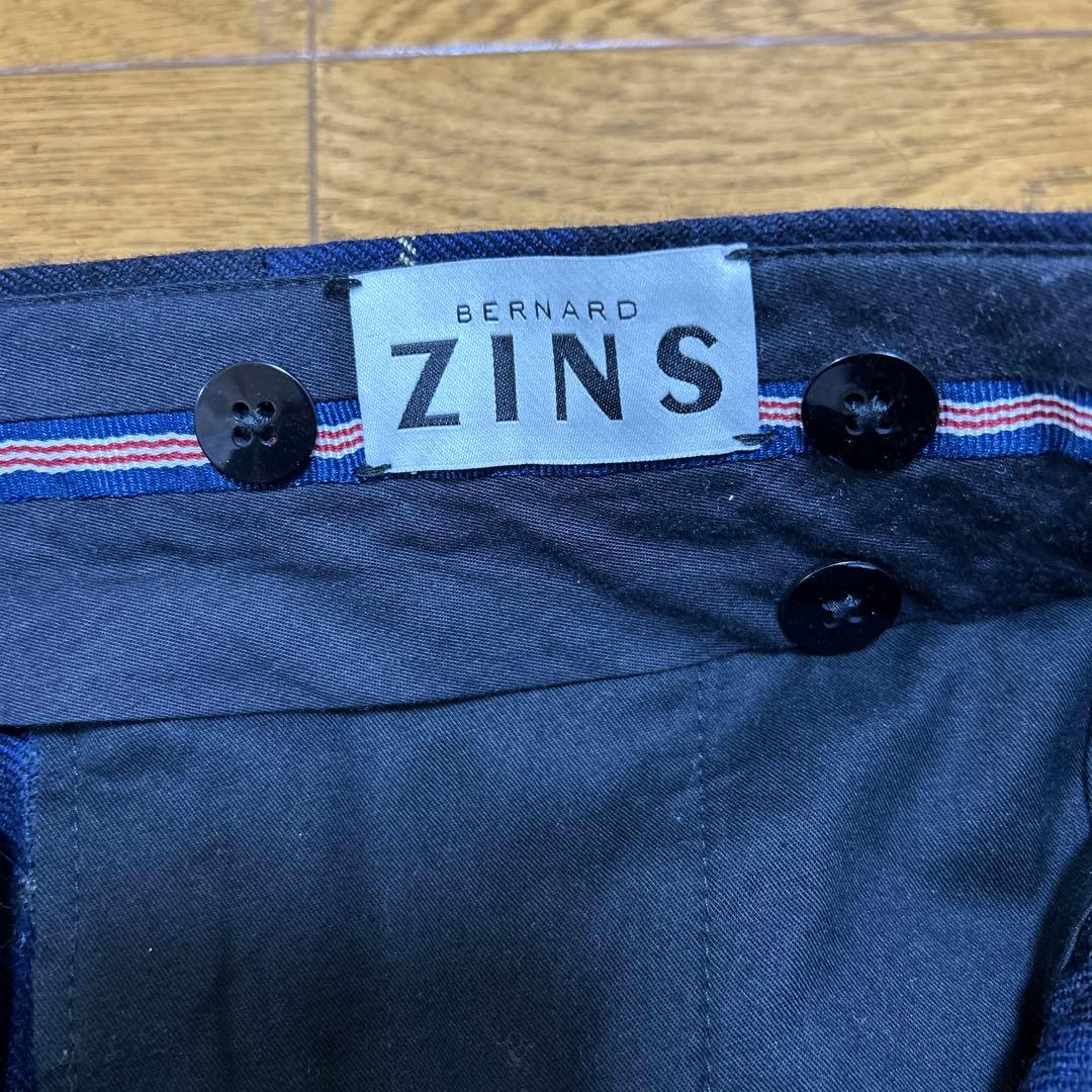 【レア】サンプル品ベルナールザンス チェック柄 スラックス　サイズ42