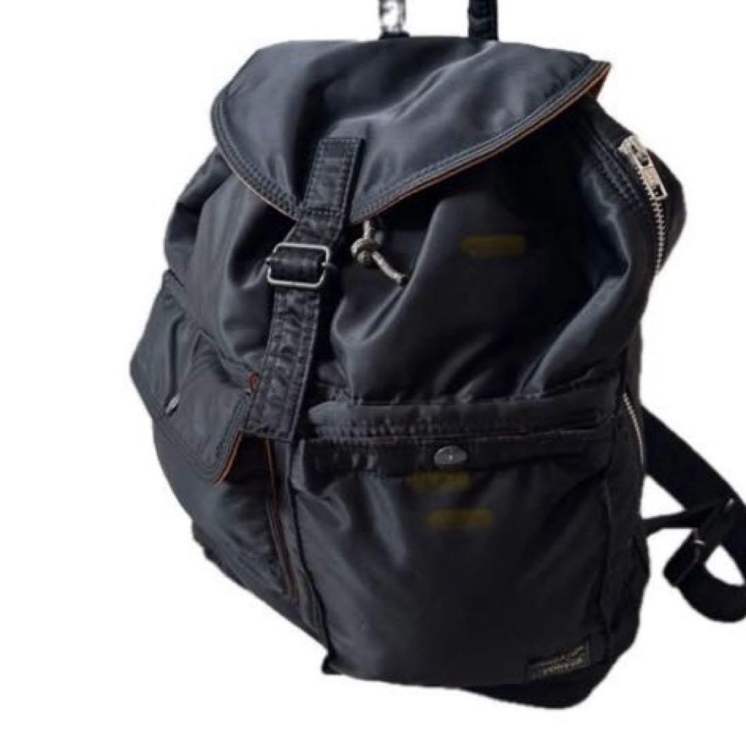 美品　PORTER ポーター タンカー バックパック リュック ブラック 黒