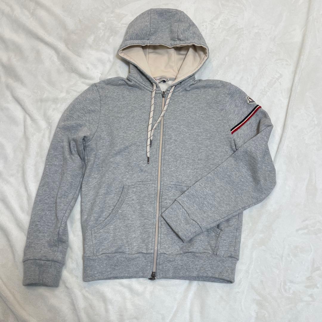 MONCLER モンクレール パーカー Mサイズ コットン グレー MAGRIA