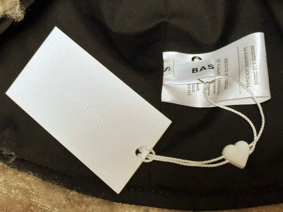 新品未使用 タグ付き BASICKS Bear Beanie ベージュ サイズS