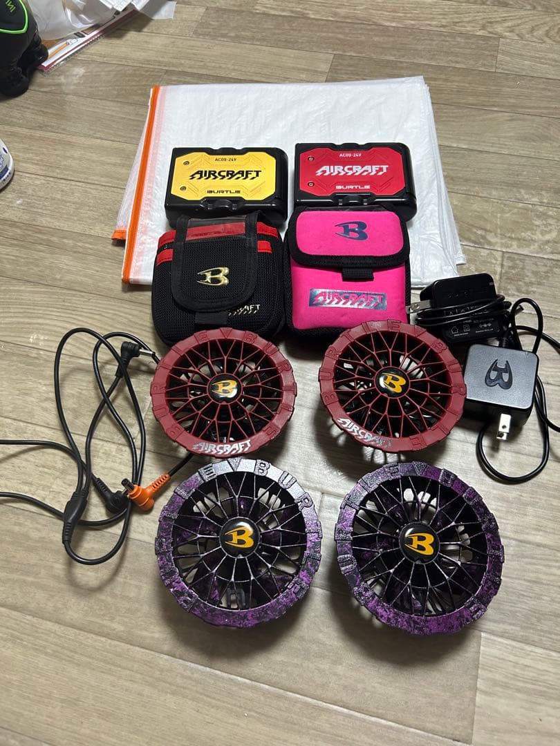 ざ*く様 バートル空調服　AC-0924VとAC09-1ファンとケースセット