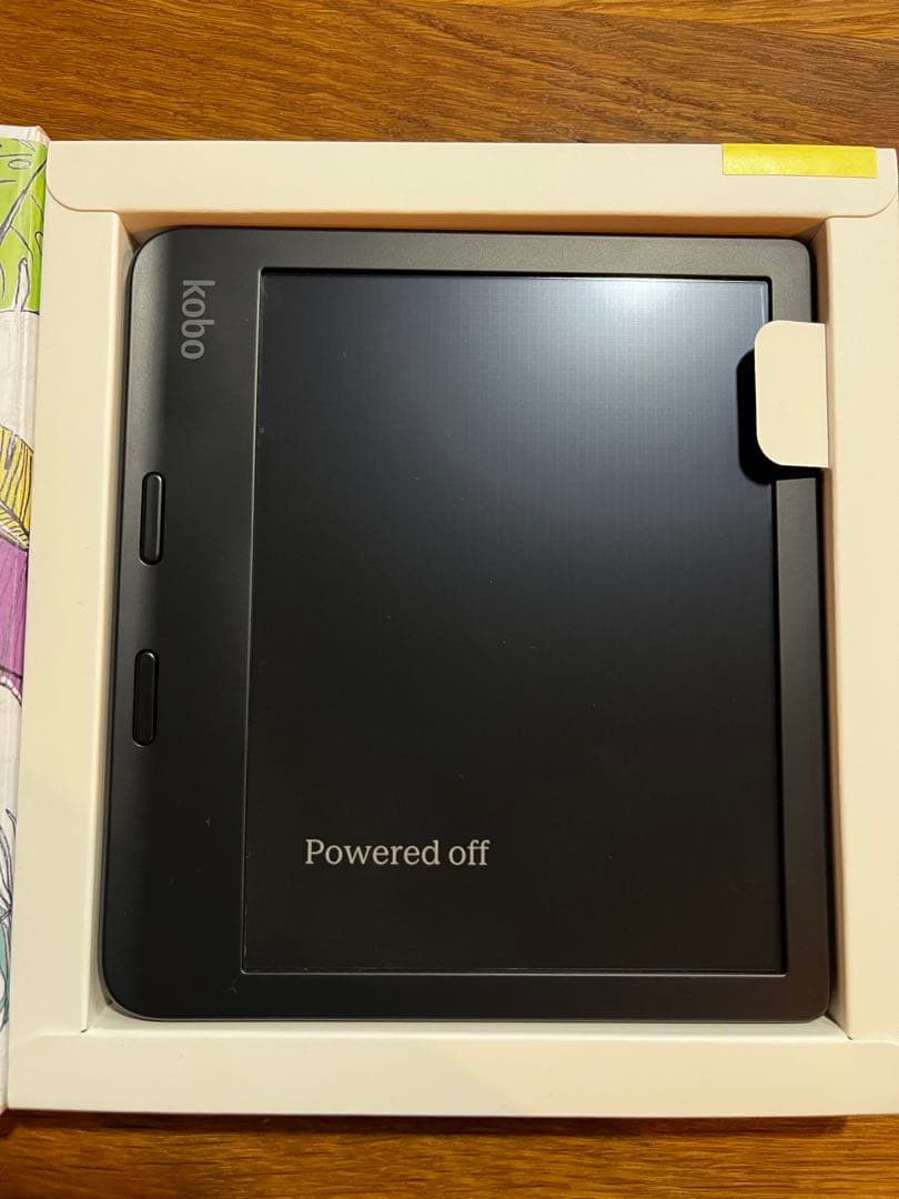 【数回使用】kobo libra colour ブラック 本体 カバー付き