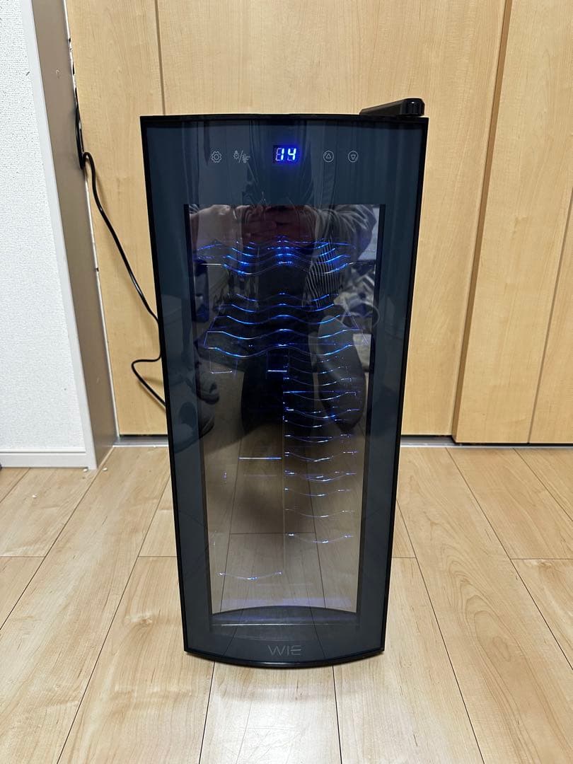 省エネ 静音式 12本収納 ワインセラー ワインクーラー WIE