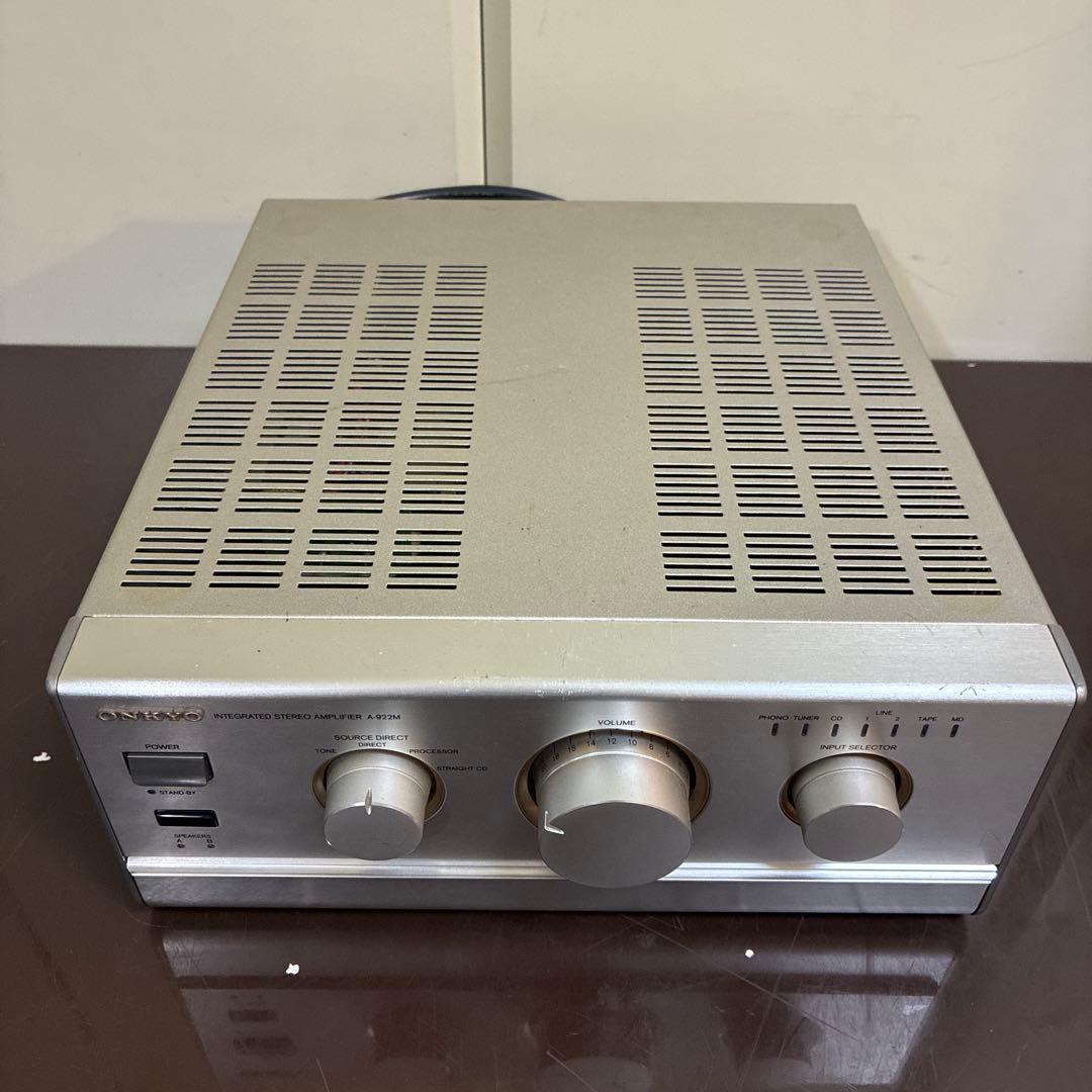 ONKYO A-922M アンプ シルバー オンキョー