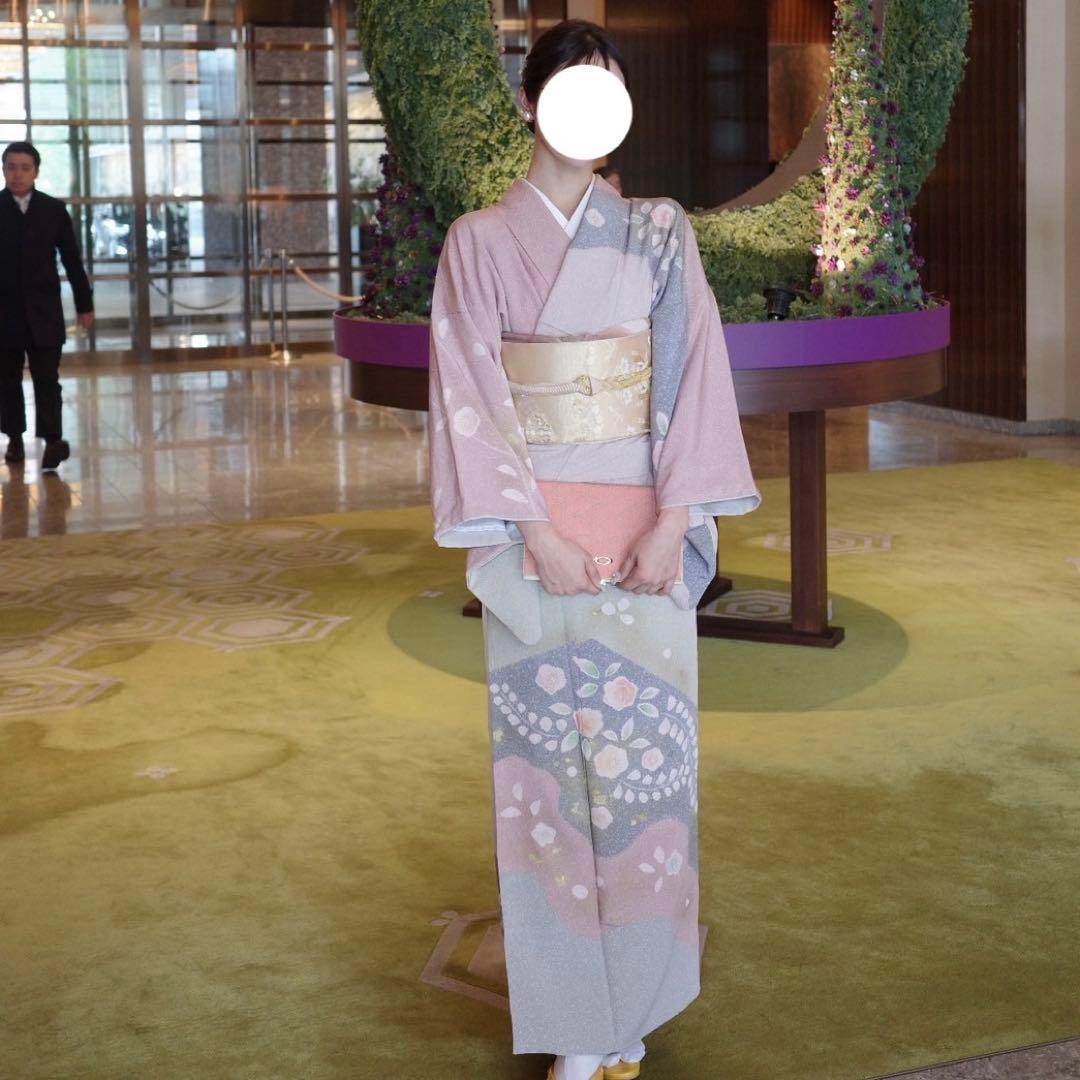 フルセット　訪問着　着物　帯　帯締め帯揚げ　七五三　結婚式　入学式　卒業式