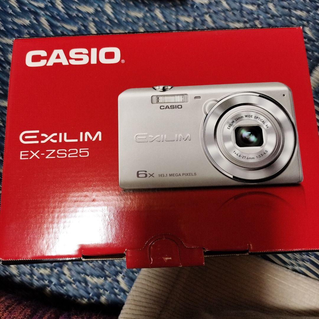 CASIO EXILIM EX-ZS25 コンパクトデジタルカメラ　シルバー