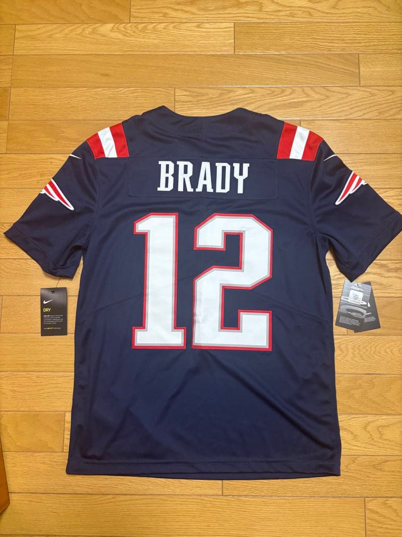 アメフト　NFL ペイトリオッツ　トム・ブレイディ　ジャージ【M】