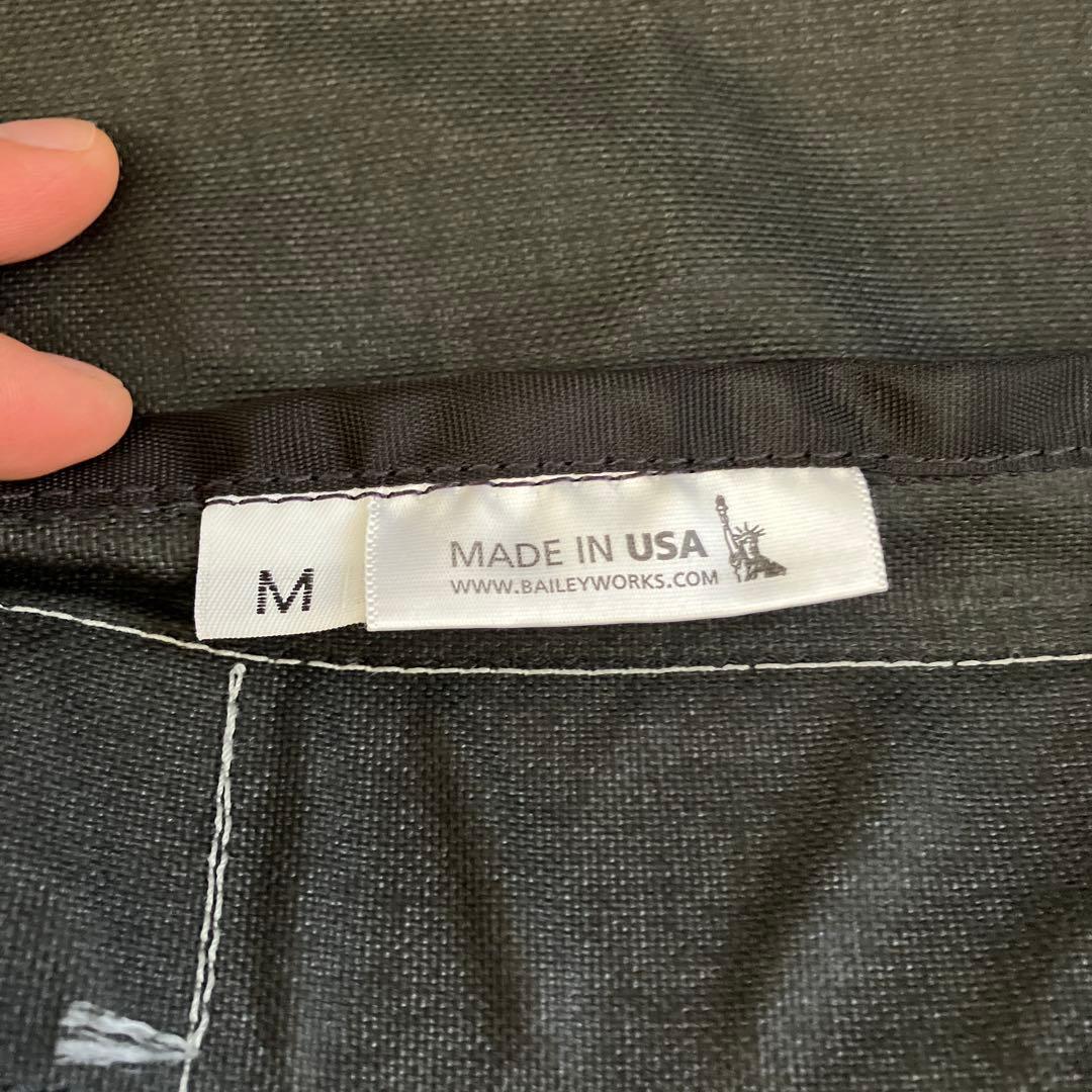 BAILEY WORKS ホエールマウス ダッフルバッグ ブラックM USA製