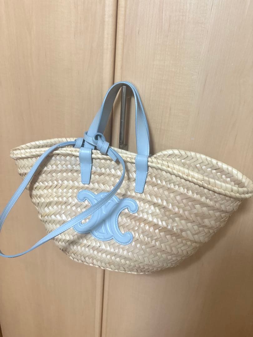 セリーヌ　トリンオフ　かごバッグ