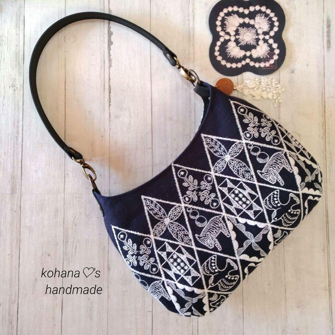 ❀新柄❀ハンドメイドஐ..ワンハンドルバッグ∂бミナペルホネン