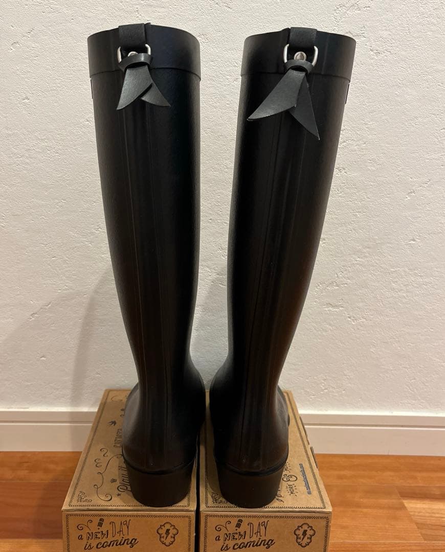 お約束済み❣️AIGLE エーグル　レインブーツ　ロングブーツ　ヒール　38
