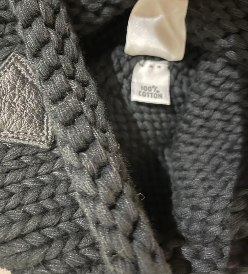 クロムハーツ　ブラックニットビーニー