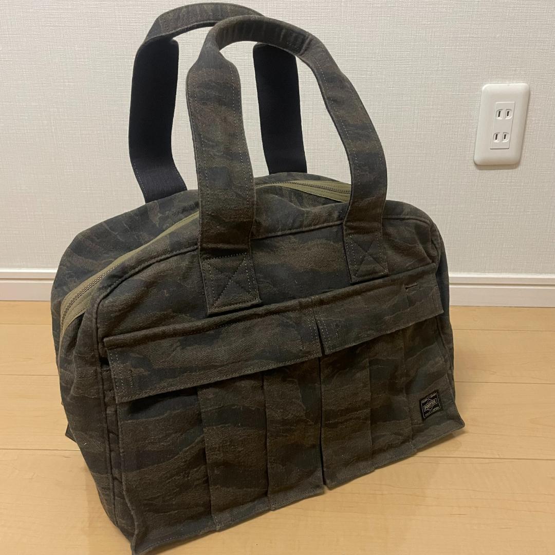 【極美品・限定】PORTERポーター グリーンアイ ボストンバッグ カモフラ