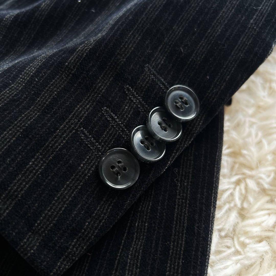 DOLCE&GABBANA ドルガバ ベロア生地 2B テーラードジャケット