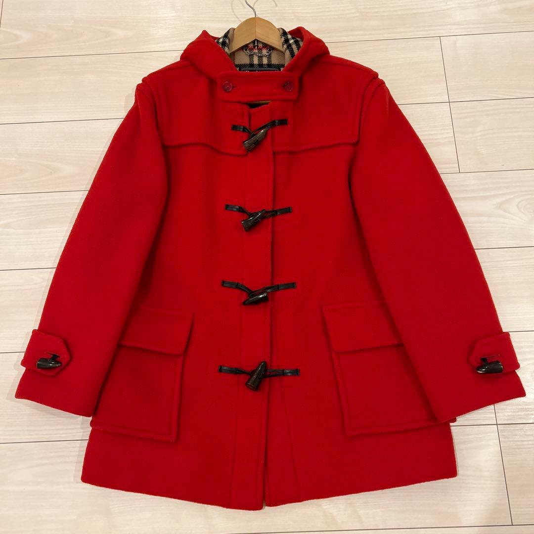 BURBERRY　ダッフルコート　ウール　英国製　ハーフ丈　L相当