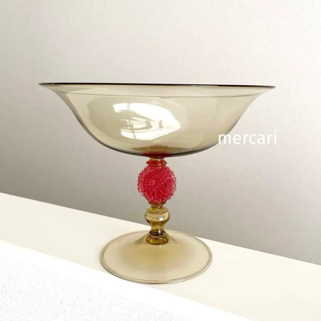 PAULY コンポート ベネチアングラス/ムラーノ muranoガラス 花器