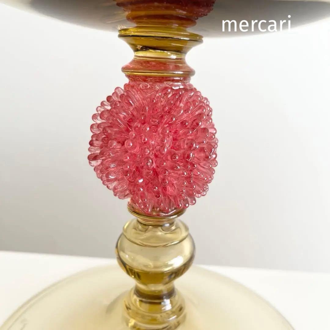 PAULY コンポート ベネチアングラス/ムラーノ muranoガラス 花器