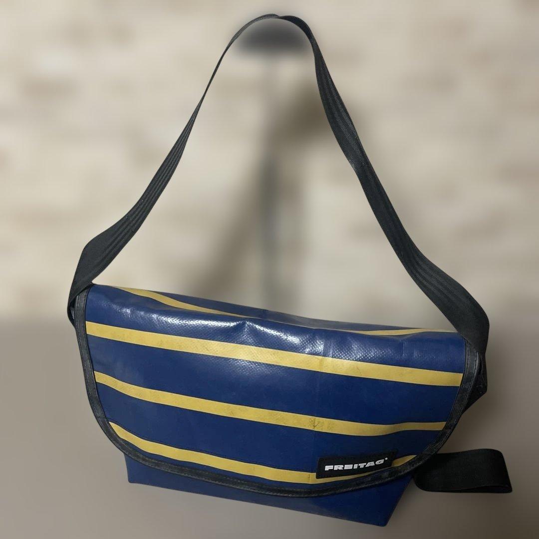 【美品】FREITAG F42 SURFSIDE 6メッセンジャーバッグ 青/黄