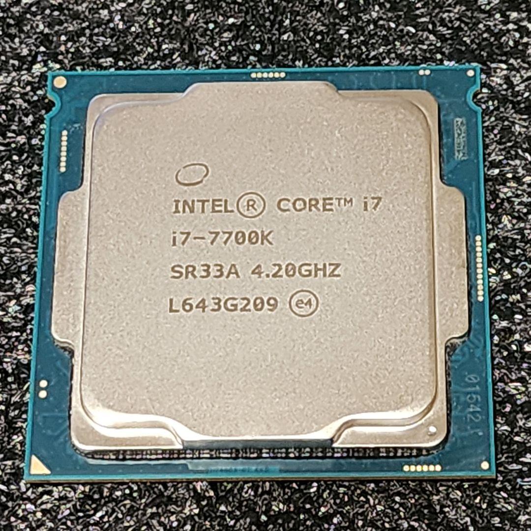 Intel Core i7 7700K 4.2GHz 動作確認済み