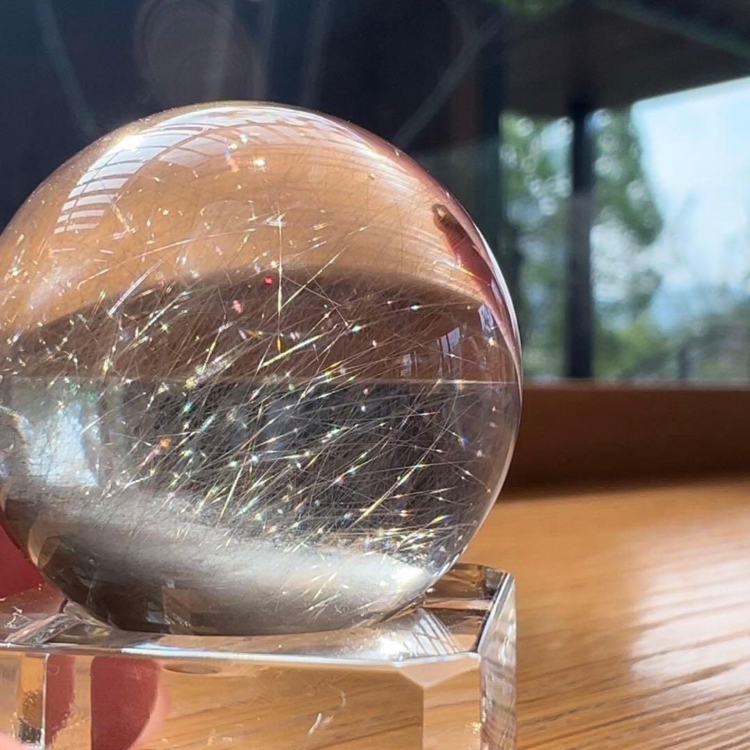 シルバールチルクォーツ/ブルッカイトインクォーツ/rutile