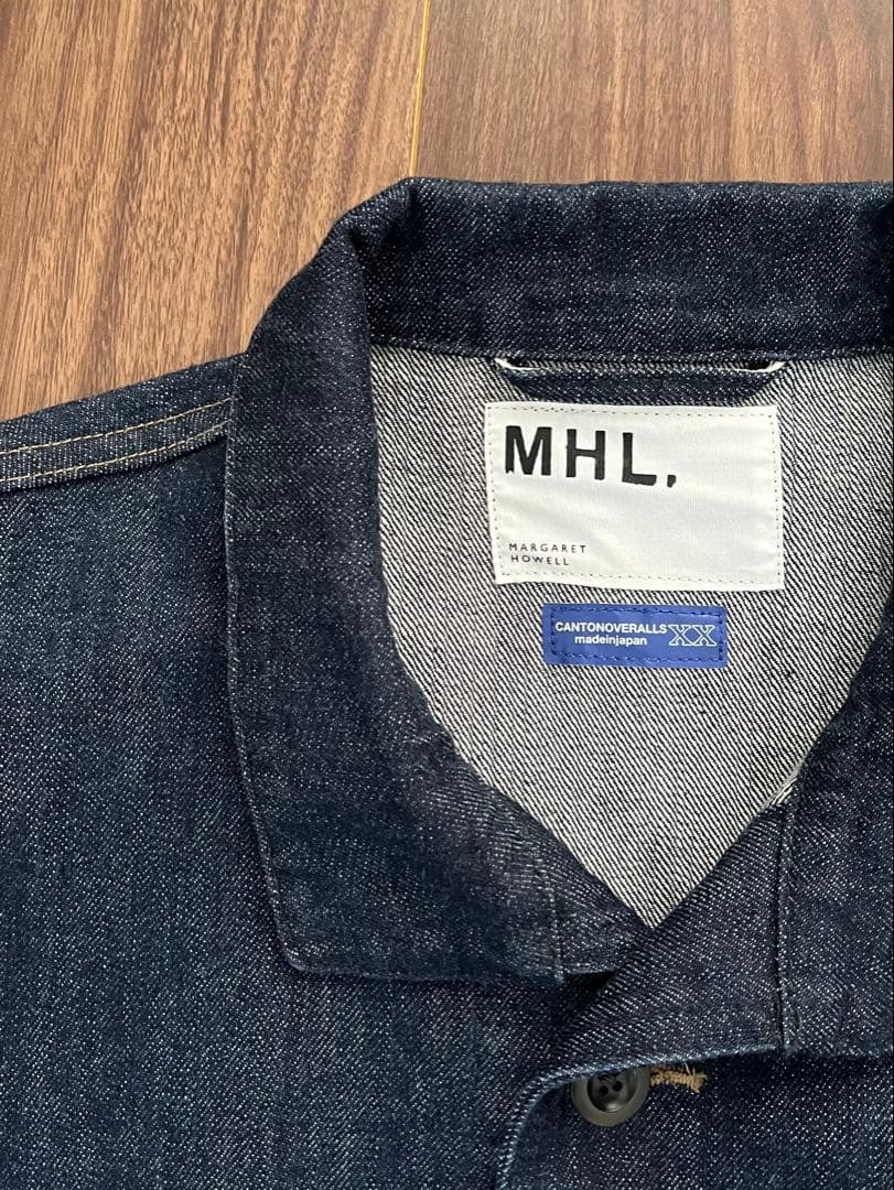 値下げ！MHL.× CANTON OVERALLSコラボデニムカバーオール　38