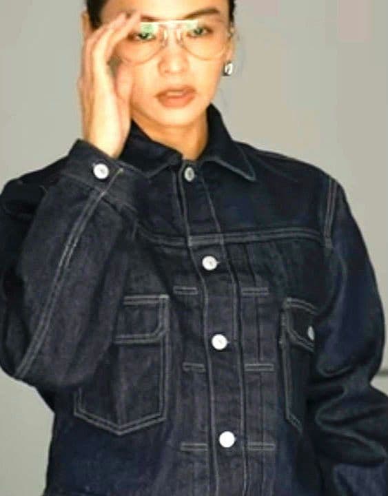 滝沢眞規子リーバイスブラックタブ トラッカージャケット/Gジャン/typeⅡ