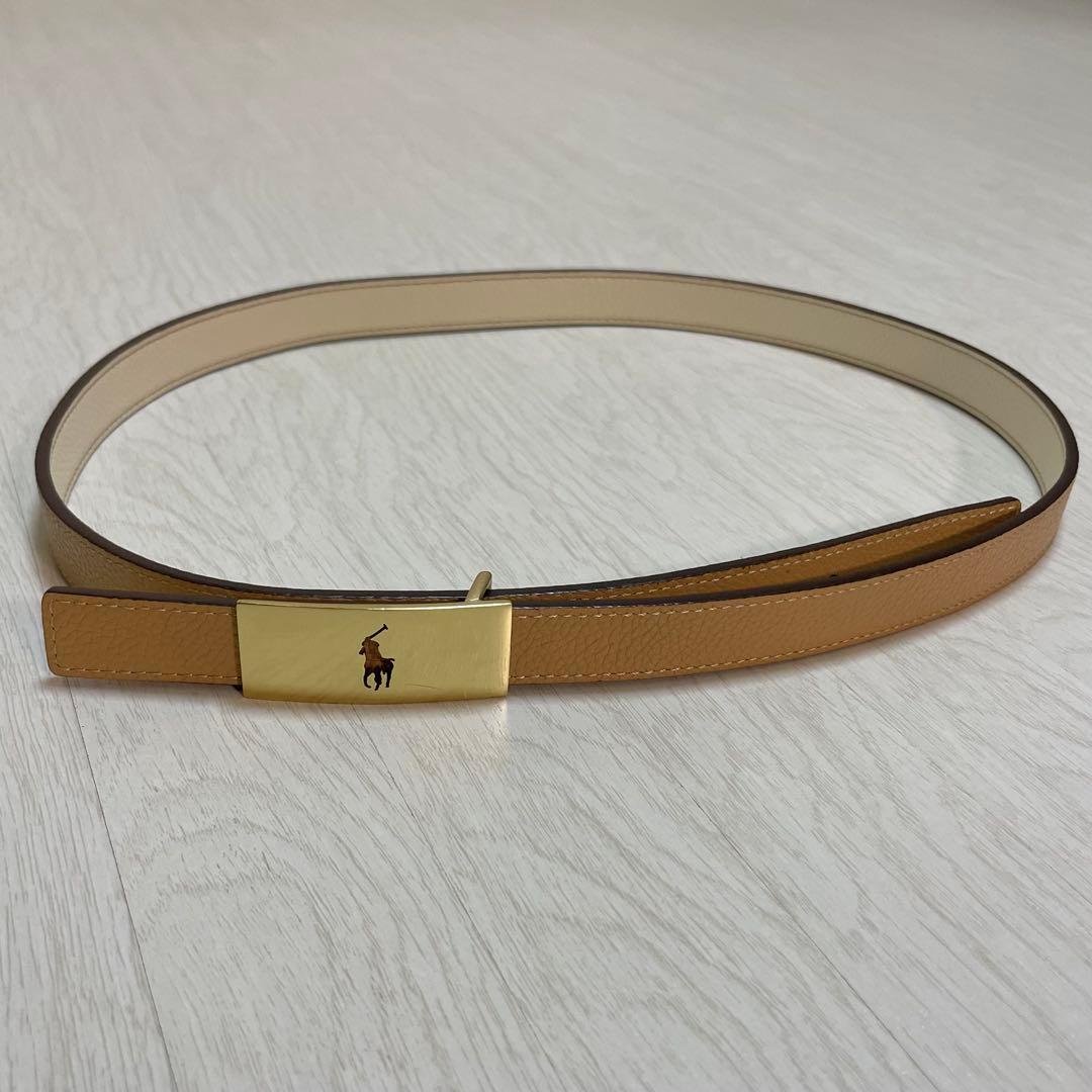 PoloIDリバーシブルヴァケッタレザーベルトポロラルフローレンralphポロ