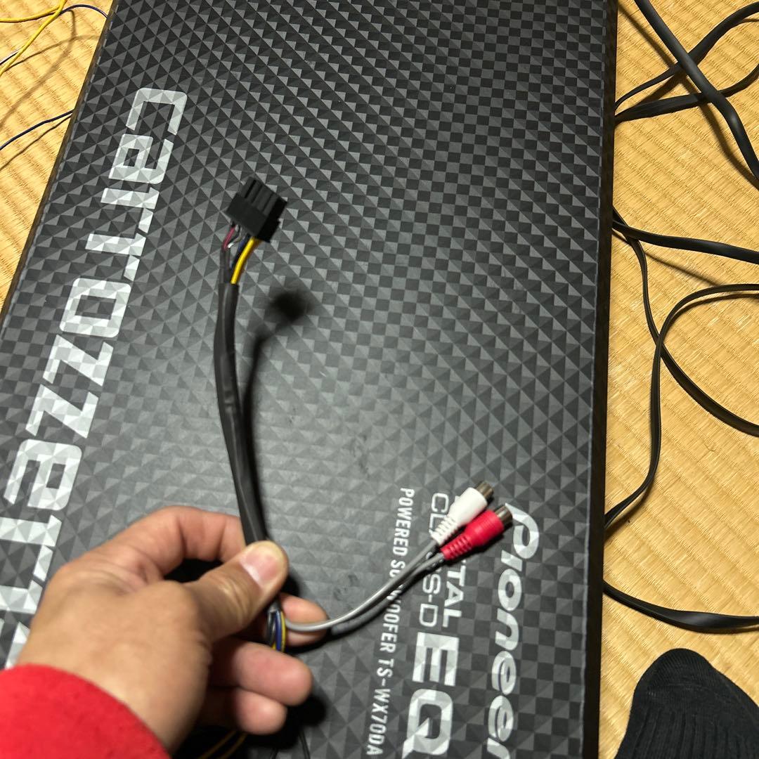 カーオーディオ carrozzeria POWERED SUBWOOFER TS-WX70DA