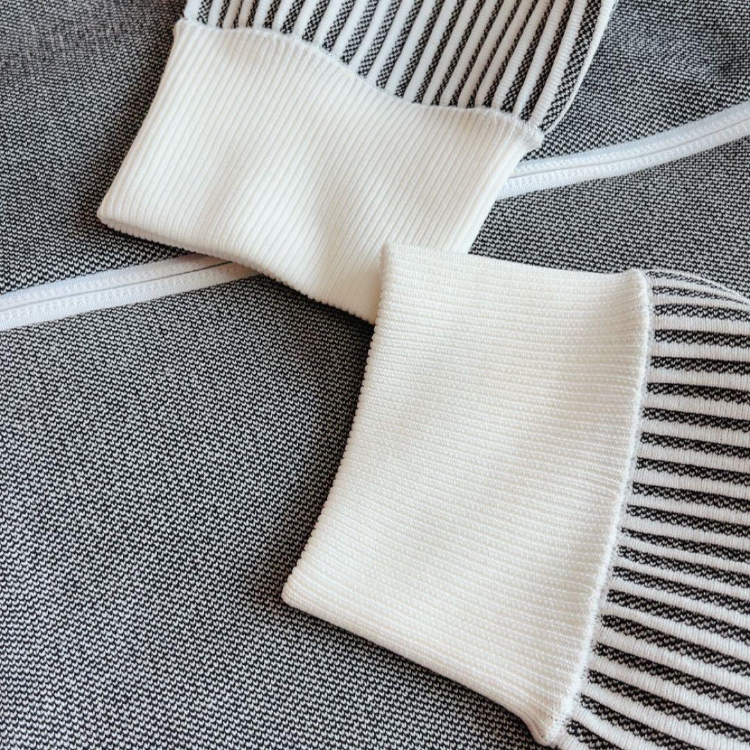 美品　PGG　パーリーゲイツ　近年　セットアップ　ジャケット　ストライプ