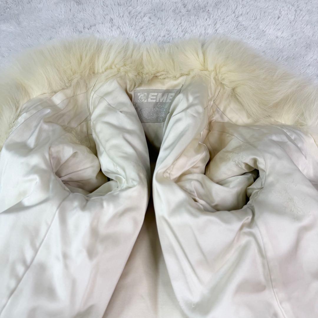 EMBA シャドーフォックス リアルファー 本毛皮 なめし柔らか 肉厚〇