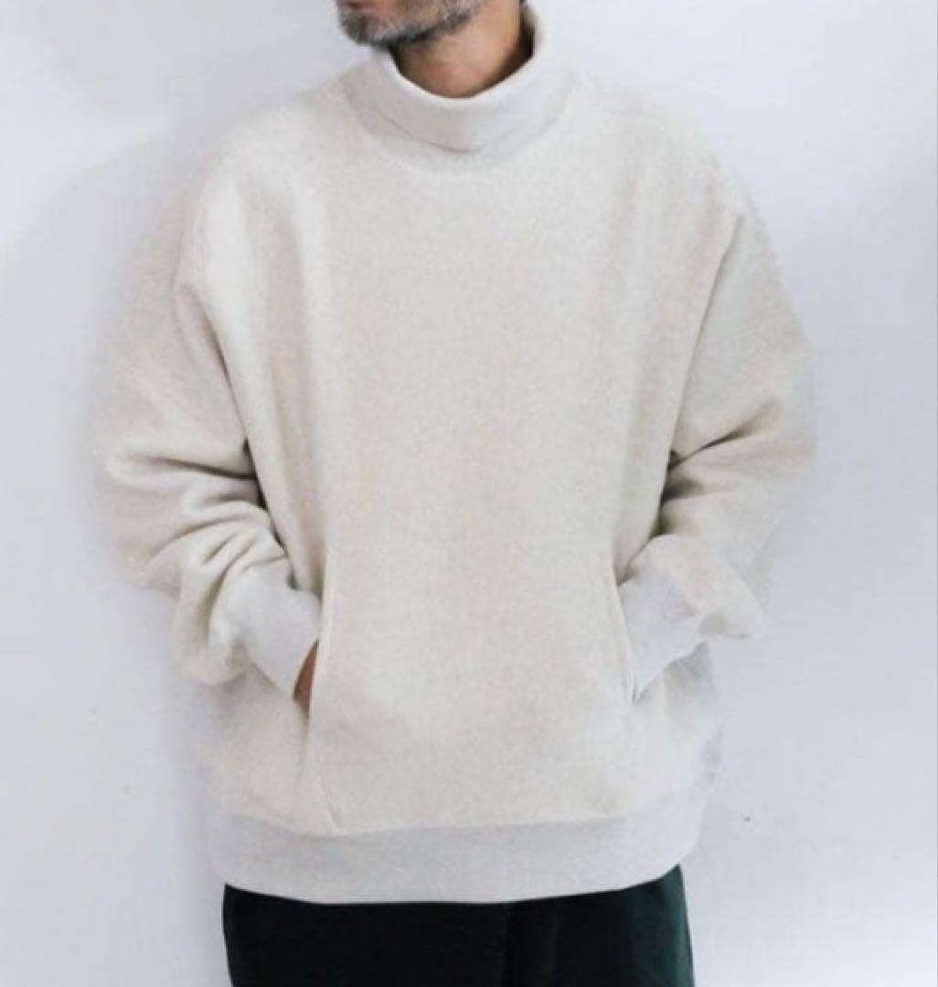 still by hand スウェット プルオーバー 46 パーカー ハイネック