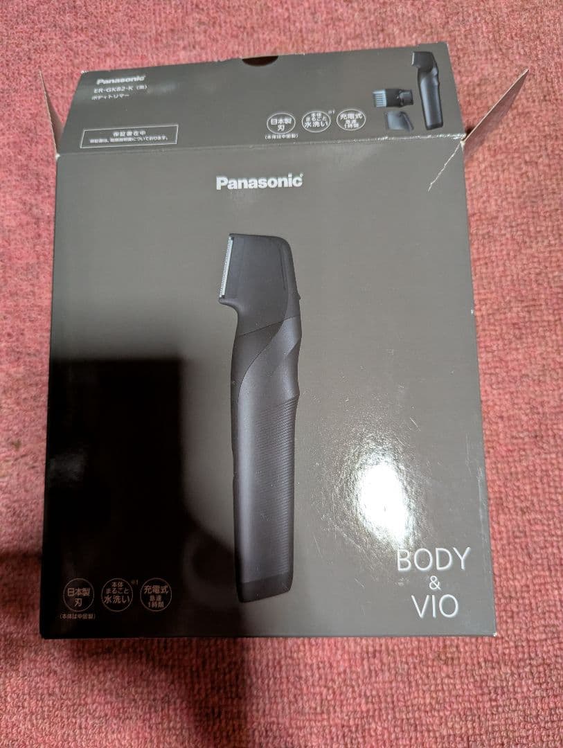 パナソニック ボディトリマー ER-GK82-K