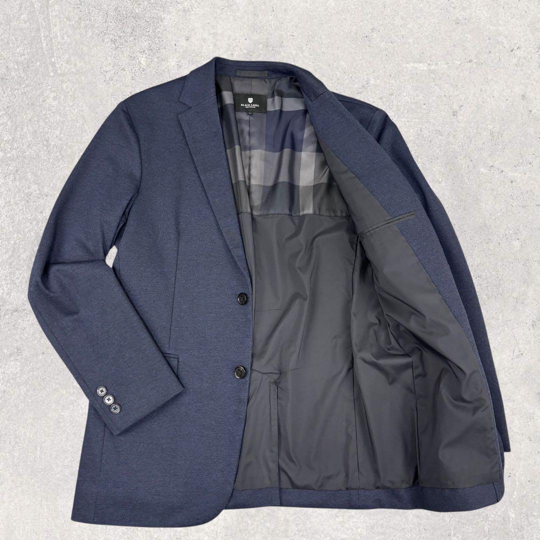 ブラックレーベルクレストブリッジ ジャケット ストレッチ　洗えるL ネイビー