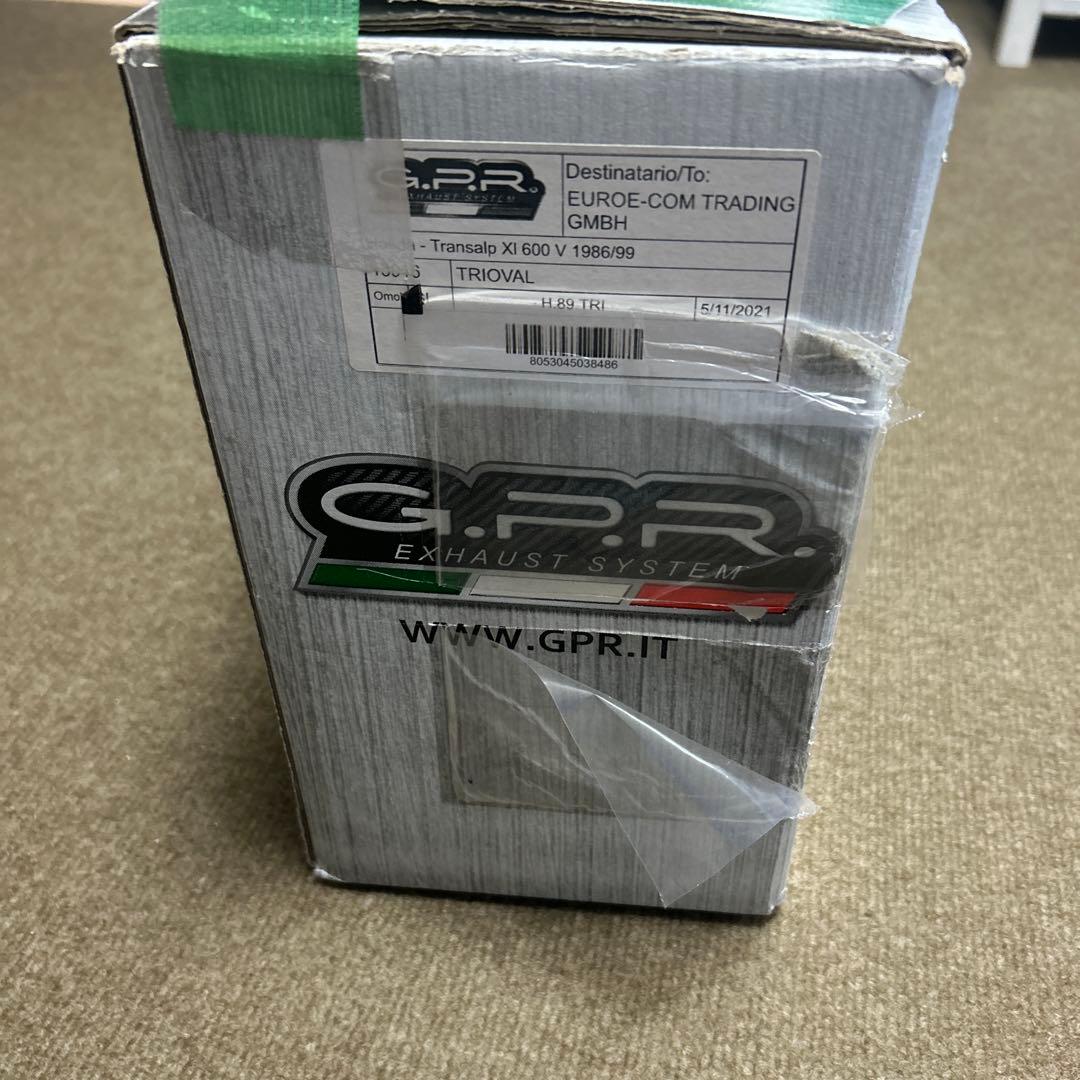 ホンダ　トランザルプ XL600V 400V G.P.R. マフラー