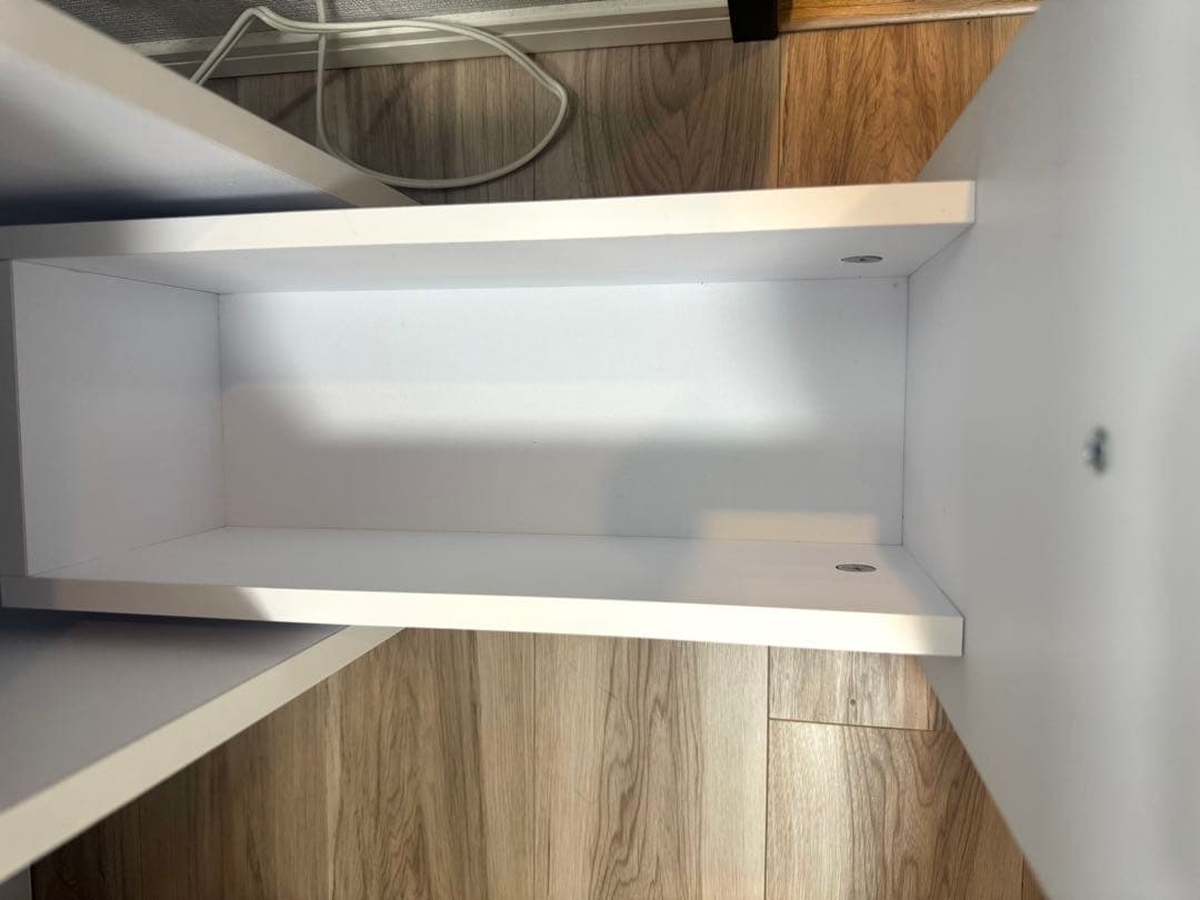 LED照明付きドレッサー　白