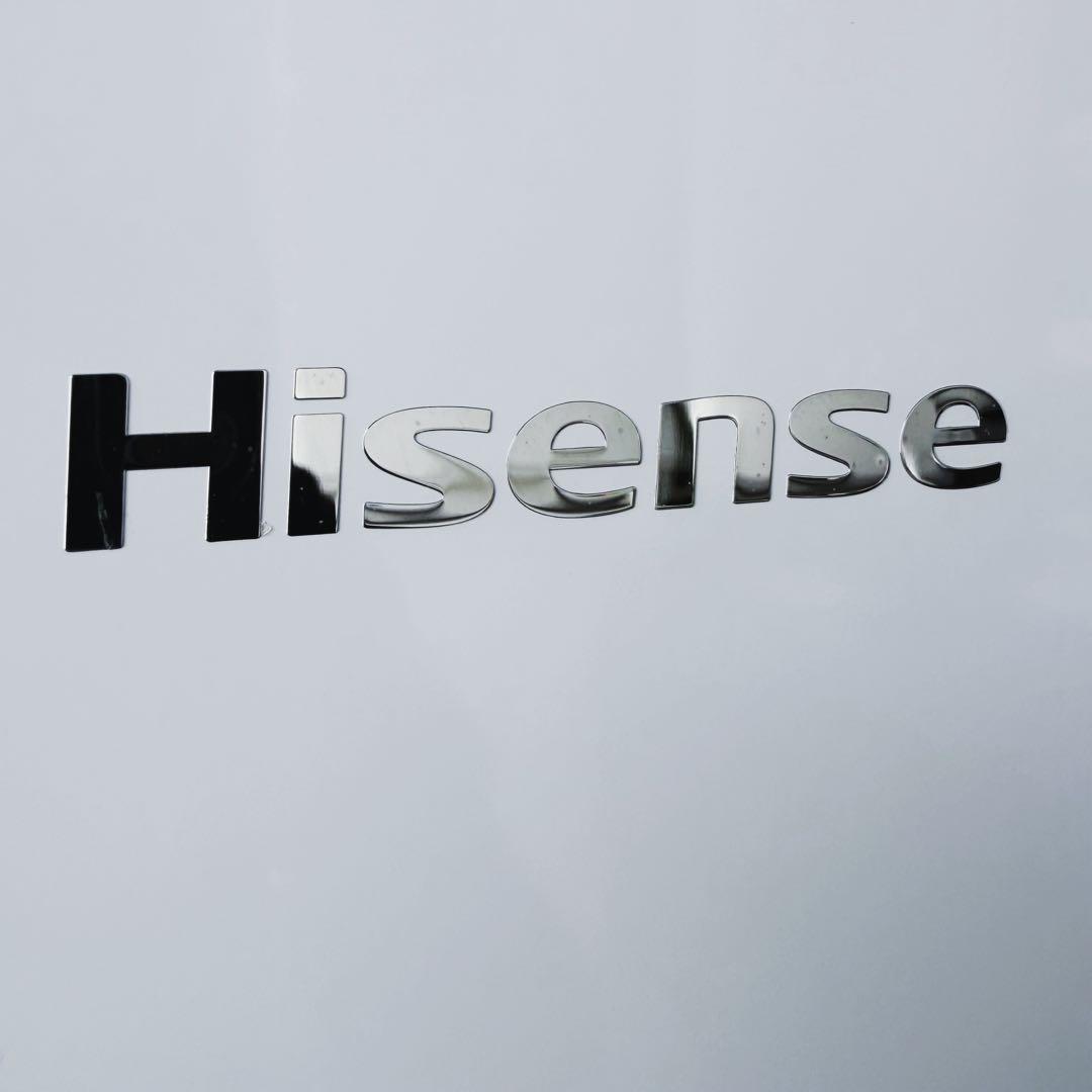 運搬取付無料！ホワイト純正Hisenseスタイリッシュ2ドア冷蔵庫！完動超美品！
