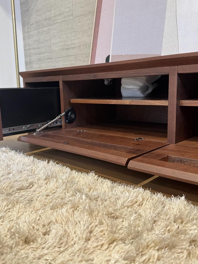 モデル展示 未使用品 TVボード 関家具 ガルマ　W1600