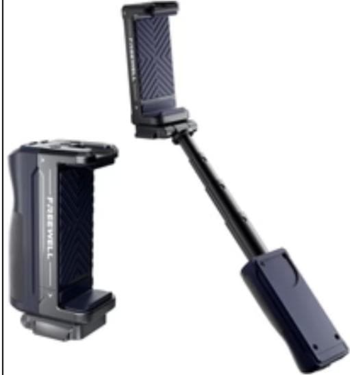 ほぼ新品 Freewell スマホ グリップ ＆NEEWER ハンドルグリップ