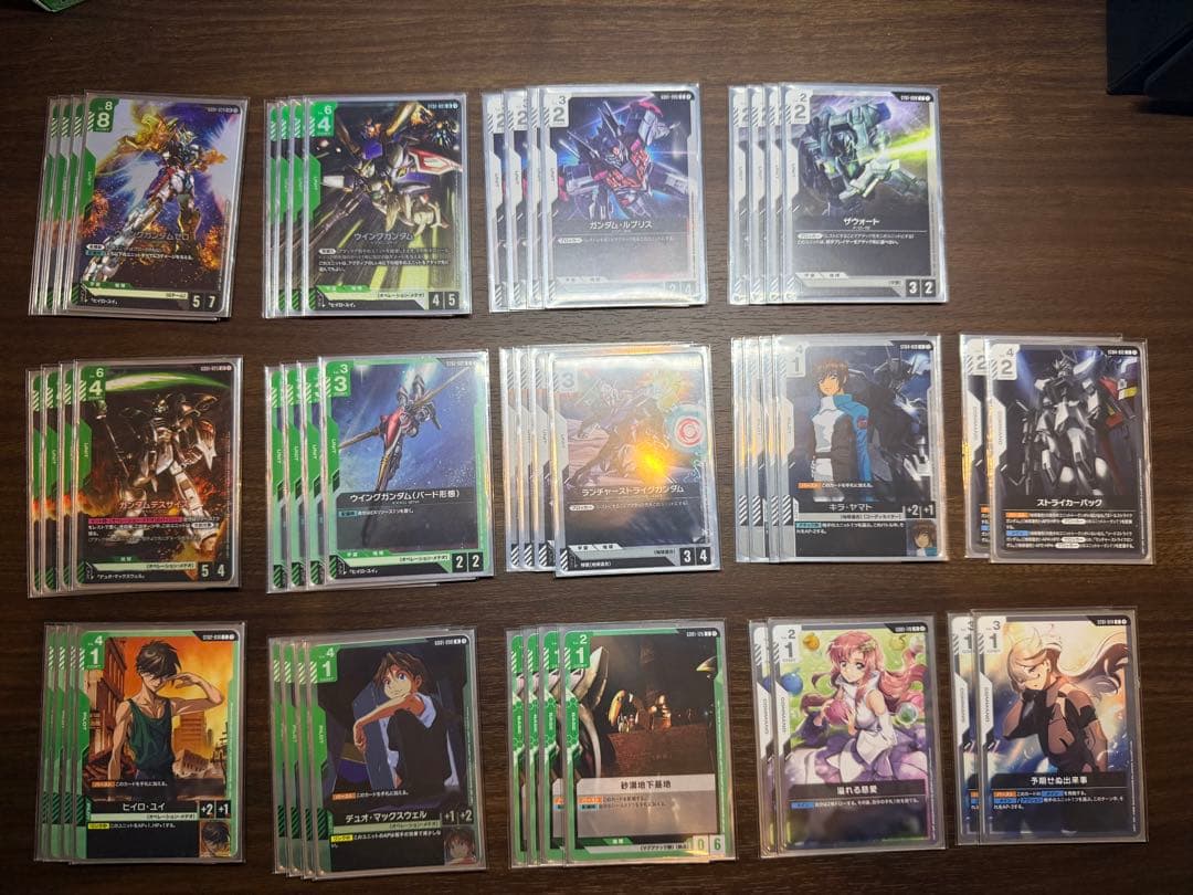 緑白ウイングデッキ 他プレイングセット等