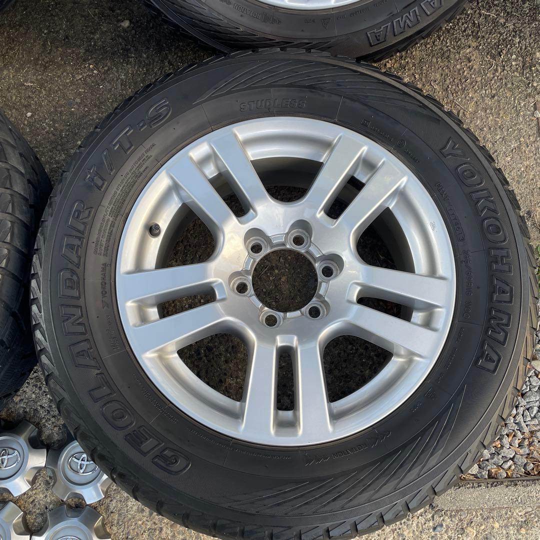 プラド 150 Gフロンティア純正ホイールタイヤセット　美品　最終値引き